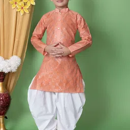 Sangria Sequins Embroidered Sequinned Dupion Silk Mandarin Collar Kurta With Patiala-picture-25