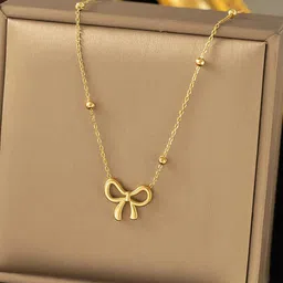 GOLDIWALA Gold-Plated Stainless Steel Chain Necklace-32