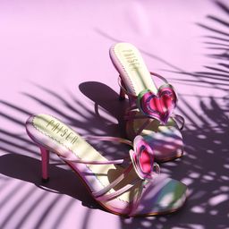 House of Prisca Printed Stiletto Sandals-35