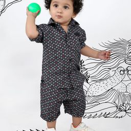 MashUp Boys Printed Shirt with Shorts-image-81