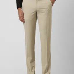 Van Heusen Men Mid-Rise Slim Fit Cotton Formal Trousers-image-81