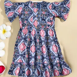 BAESD Print Fit & Flare Dress-picture-17