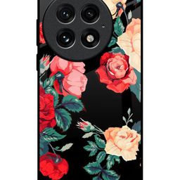 QRIOH Floral Printed OnePlus 13 Back Case Mobile Accessories-33