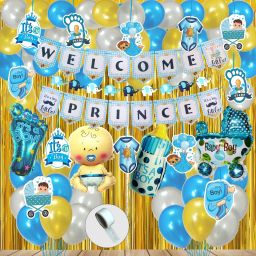 Welcome Baby Decoration Item - Welcome Home Welcome Baby Boy Prince Cutout-image-16