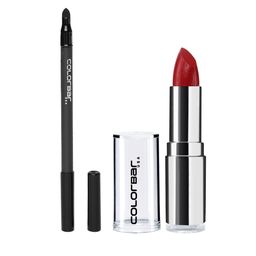 Colorbar Women Set of Kajal & Velvet Matte Lipstick 1.2gm + 4.2gm-54