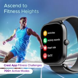 boAt 3 w/ Turn By Turn Navigation, 2.01" Screen, Crest App, QR Code Tray Smartwatch image 5