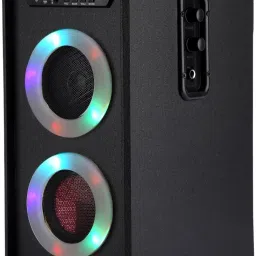 Qcluellu K48 =FG TOWER SPEAKER DJ Sound Stereo bass Built-in FM 40 W Bluetooth Tower Speaker-32