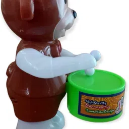dr brand Drummer Key-Operated Monkey Toy for Baby with Drumming and Dancing Action Toy image 2