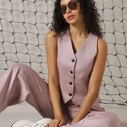 hubberholme Solid Women Waistcoat-picture-14