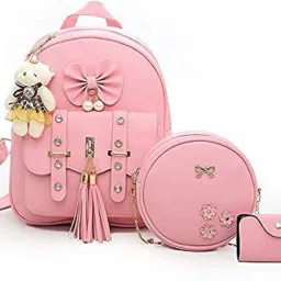 Small 5 L Laptop Backpack Attrictive Look Girls School And Collage Backpack-17