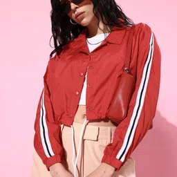 Mast & Harbour Women Solid Tailored Jacket-image-101