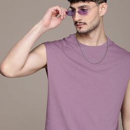 The Roadster Life Co. Solid Pure Cotton Relaxed T-shirt-image-72