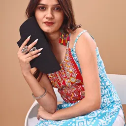 KALINI Women Printed Patchwork Kurta-image-82