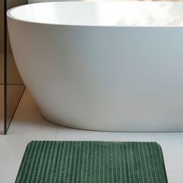 DREAM WEAVERZ Green 300 GSM Bath Rugs-39
