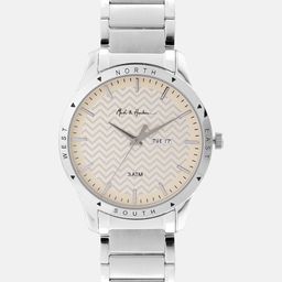 Mast & Harbour Unisex Printed Dial & Stainless Steel Textured Straps Analogue Watch-image-66