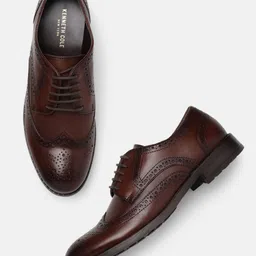 Kenneth Cole Men Textured Formal Brogues-image-50