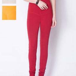 Dollar Missy Pack of 3 Churidar Leggings-image-58