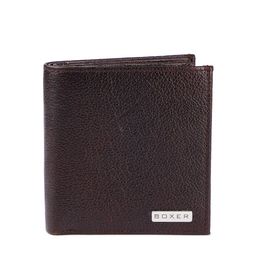 BOXER Men Brown Solid Leather Two Fold Wallet-picture-13