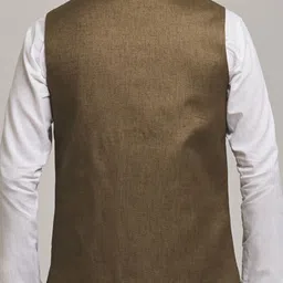 Authentics Woven Design Nehru Jacket image 2