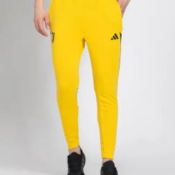 adidas Juventus Tiro 23 Yellow Slim Fit Training Trackpants-image-59