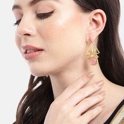 Anouk Gold-Plated Geometric Drop Earrings-55