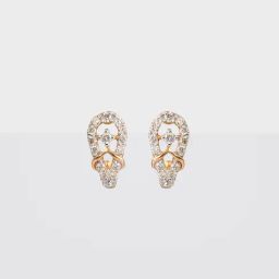 P.N.Gadgil Jewellers 14k Yellow Gold Timeless Fern Diamond Stud Earrings-image-28