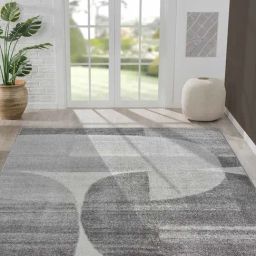 Obsessions Brown & Beige Modern Abstract Carpet - Large-21