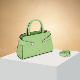 Forever Glam by Pantaloons Green Solid Medium Handbag-picture-39