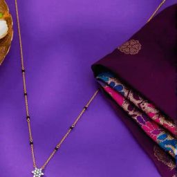 P.N.Gadgil Jewellers 18KT Yellow Gold & Diamond Modern Mangalsutra for Women-image-64