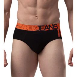 UnderJeans by Spykar Black Briefs-image-129