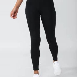 Reebok Coal Black High Rise Sports Tights-image-42
