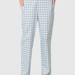 Van Heusen White Checks Pajamas-image-63