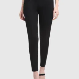 Cantabil Black Slim Fit Jeggings-image-122