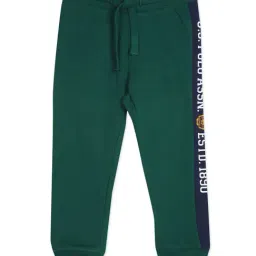 U.S. Polo Assn. Kids Dark Green Solid Joggers-picture-12