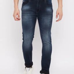 Duke Blue Slim Fit Lightly Washed Jeans-image-45