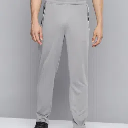 ALCIS Grey Slim Fit Sports Trackpants-image-47