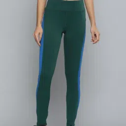 ALCIS Dark Green Slim Fit Mid Rise Tights-image-48