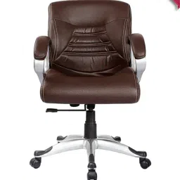Adiko Systems Brown Medium Back Classic Executive Chair-74