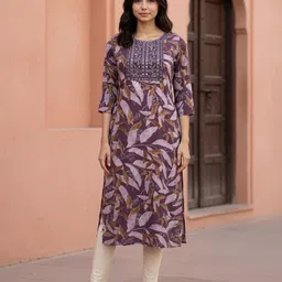 Rangita Women Floral Printed Daily Straight Kurta-picture-48