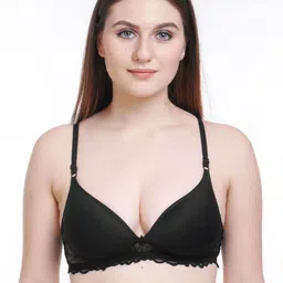 Samvar Black Cotton Non-Wired Non Padded Minimizer Bra-picture-39