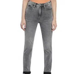 Calvin Klein Grey Solid Regular Fit Jeans-image-17