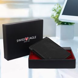 Swiss Eagle Men Leather Two Fold Wallet-image-66