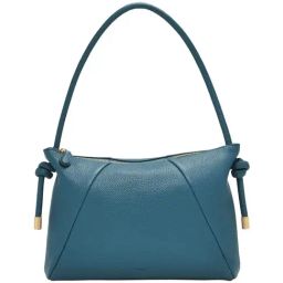 Fossil Willa Blue Textured Medium Shoulder Handbag-image-25