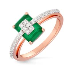 Malabar Gold and Diamonds 18k Rose Gold Diamond Cocktail Ring for Women-picture-25