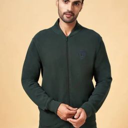 Byford by Pantaloons Green Slim Fit Sweatshirt-image-115