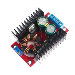 amiciSmart DC to DC Converter 150 W 10 Amp Adjustable Step-Up Boost Converter 10 to 32 V Input to 12 to 35 V Output Voltage, 1xDC-BOOST-150-14