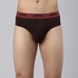 Levi's Red Blended Printed Briefs-image-8