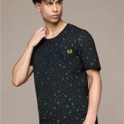 Vimal Jonney Navy Blue Regular Fit Printed T-Shirt-picture-39