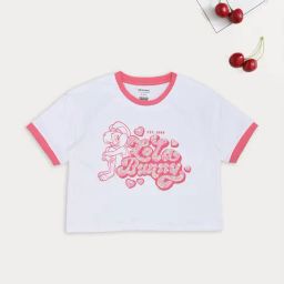 Pantaloons Junior Girls Bright White Printed T-Shirt-picture-40