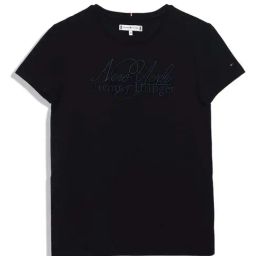 Tommy Hilfiger Kids Desert Sky Cotton Logo T-Shirt-image-53